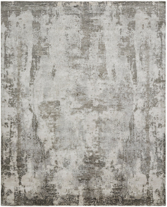 2' x 3' Modern Hand-Knotted Silk rug, Rug #JN0820