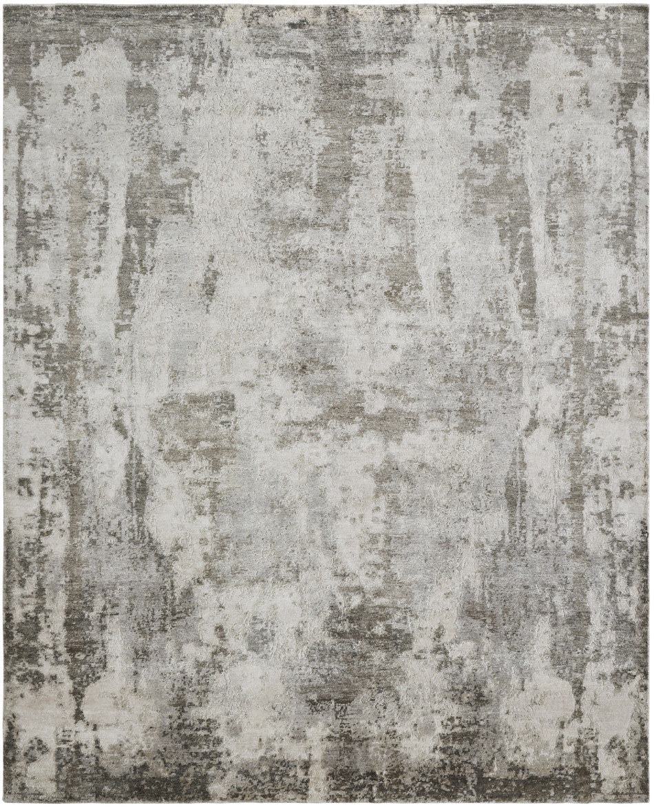 2' x 3' Modern Hand-Knotted Silk rug, Rug #JN0820