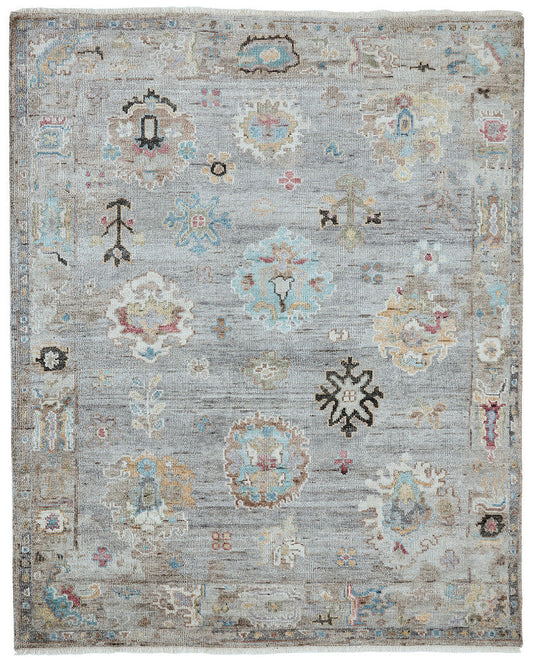 2' x 3' Transitional Hand-Knotted Silk rug, Rug #AM10010
