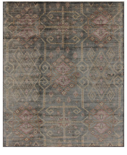8x10 Southwestern Hand-Knotted Wool rug, Rug #RA64517