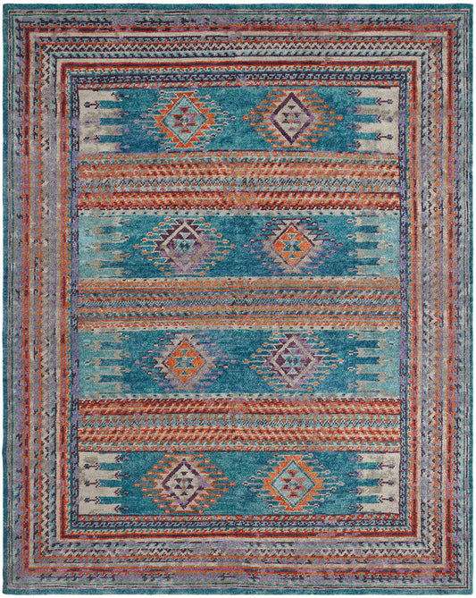 2' x 3' Southwestern Hand-Knotted Wool rug, Rug #MV7250