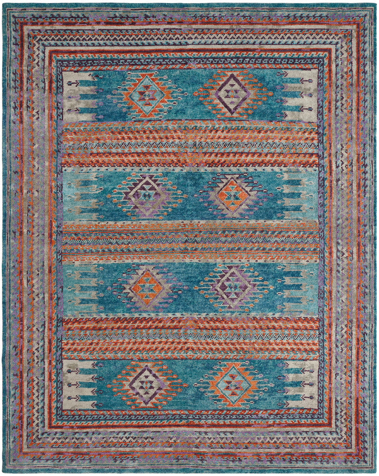 2' x 3' Southwestern Hand-Knotted Wool rug, Rug #MV7250
