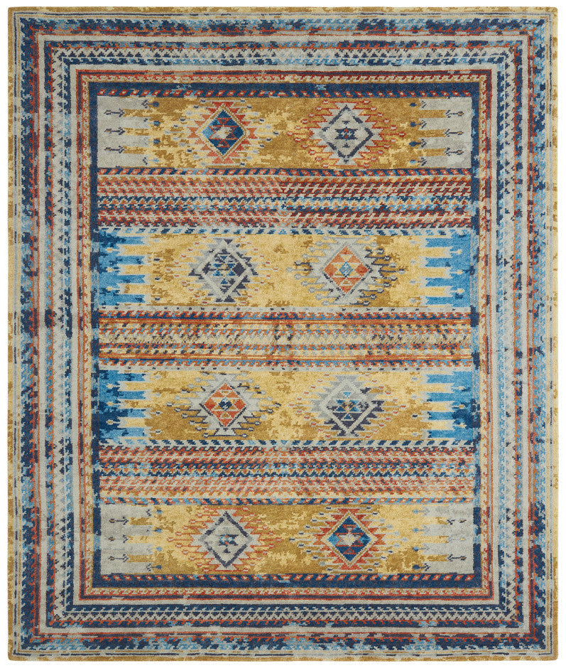2' x 3' Southwestern Hand-Knotted Wool rug, Rug #MV7260