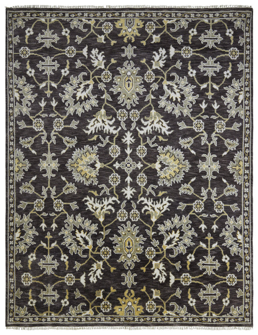 2' x 3' Transitional Hand-Knotted Wool rug, Rug #US1250