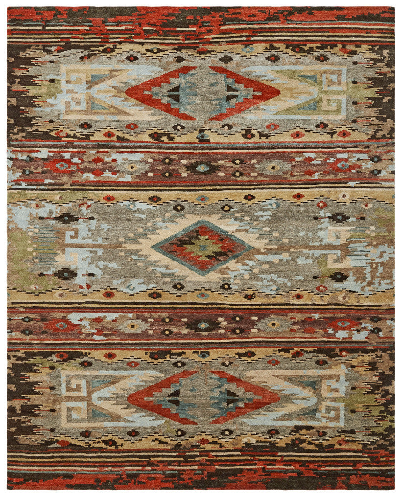 2' x 3' Southwestern Hand-Knotted Wool rug, Rug #MV7340