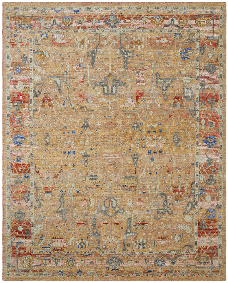 2' x 3' Transitional Hand-Knotted Silk rug, Rug #KT13610