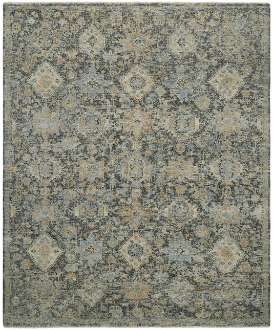 2' x 3' Transitional Hand-Knotted Wool rug, Rug #LR8090