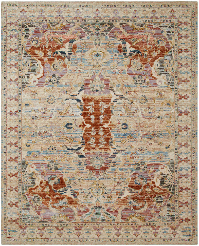 2' x 3' Transitional Hand-Knotted Silk rug, Rug #KT13650