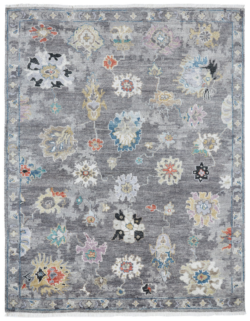 2' x 3' Transitional Hand-Knotted Silk rug, Rug #AM10030