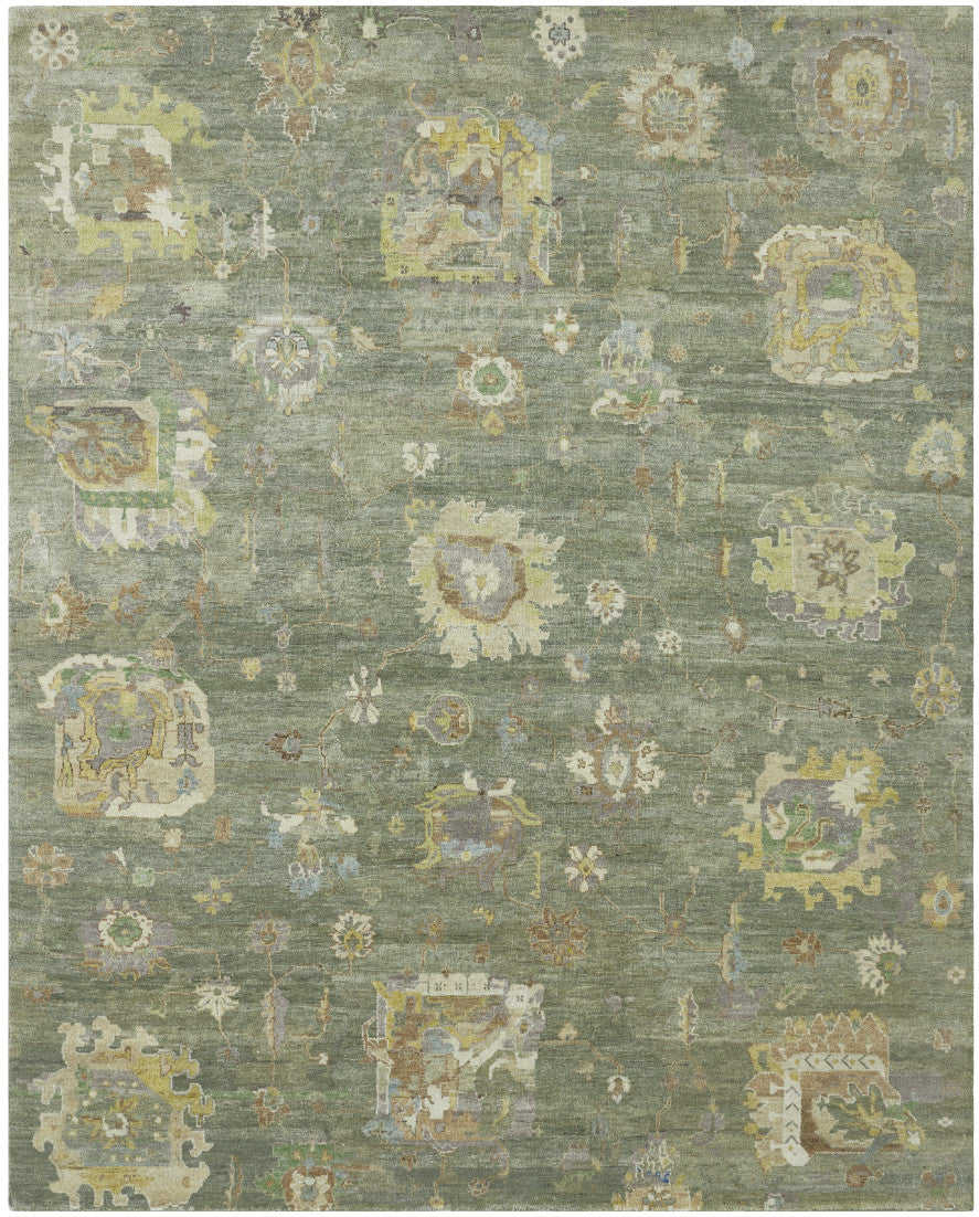 2' x 3' Transitional Hand-Knotted Wool rug, Rug #OB0960