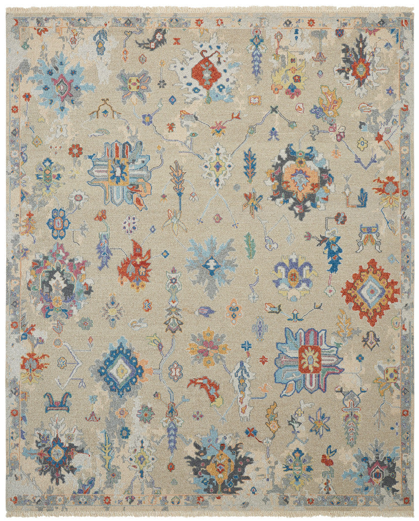 2' x 3' Transitional Hand-Knotted Wool rug, Rug #SK11800