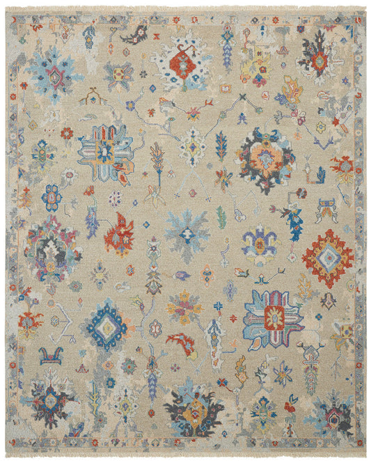 2' x 3' Transitional Hand-Knotted Wool rug, Rug #SK11800