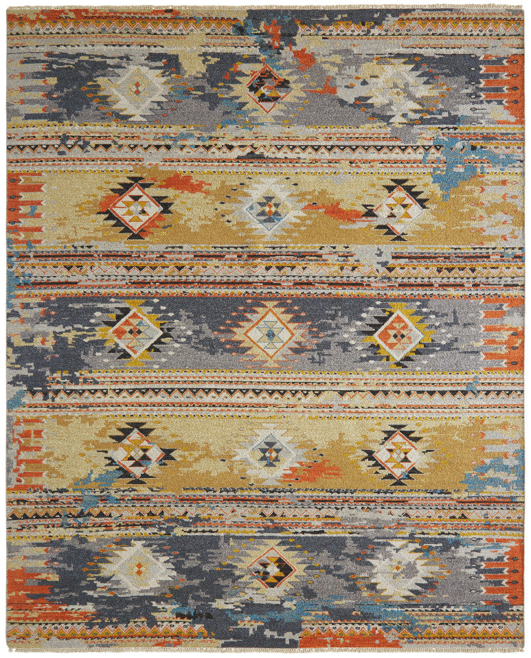 2' x 3' Transitional Hand-Knotted Wool rug, Rug #SK11900