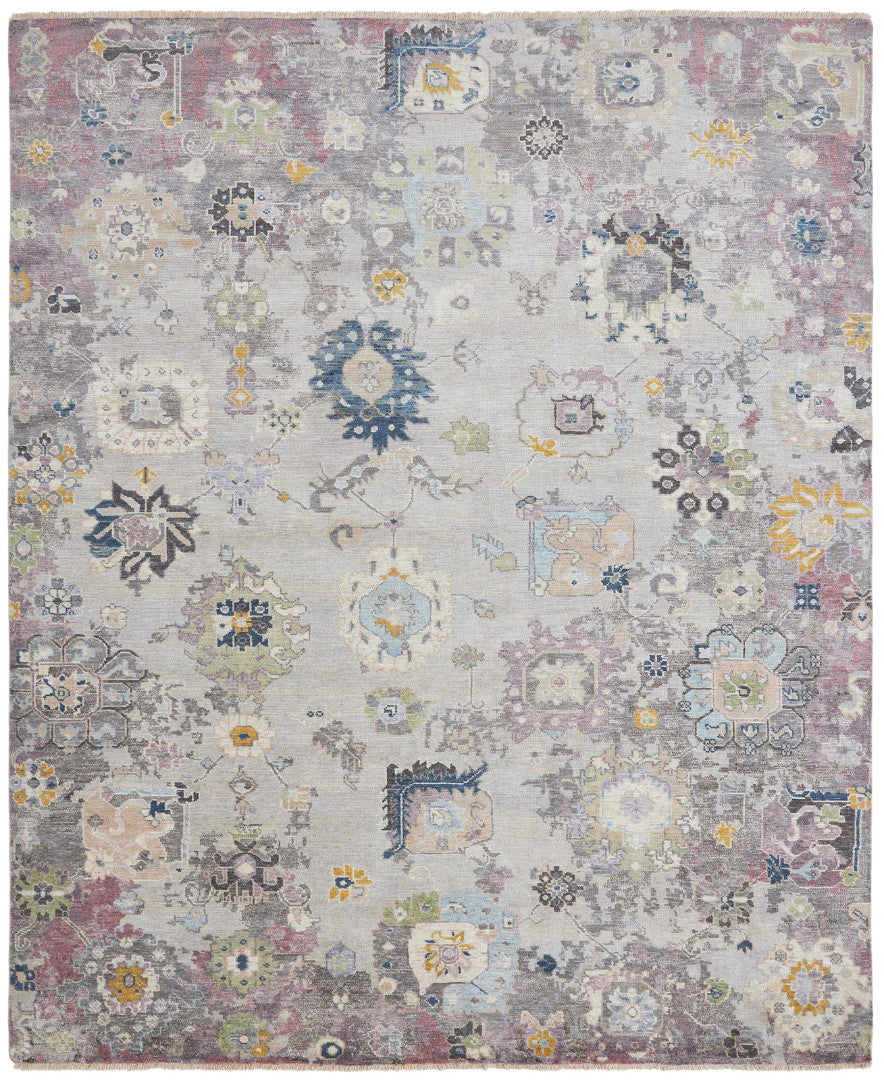 2' x 3' Oushak Hand-Knotted Silk rug, Rug #CR9370