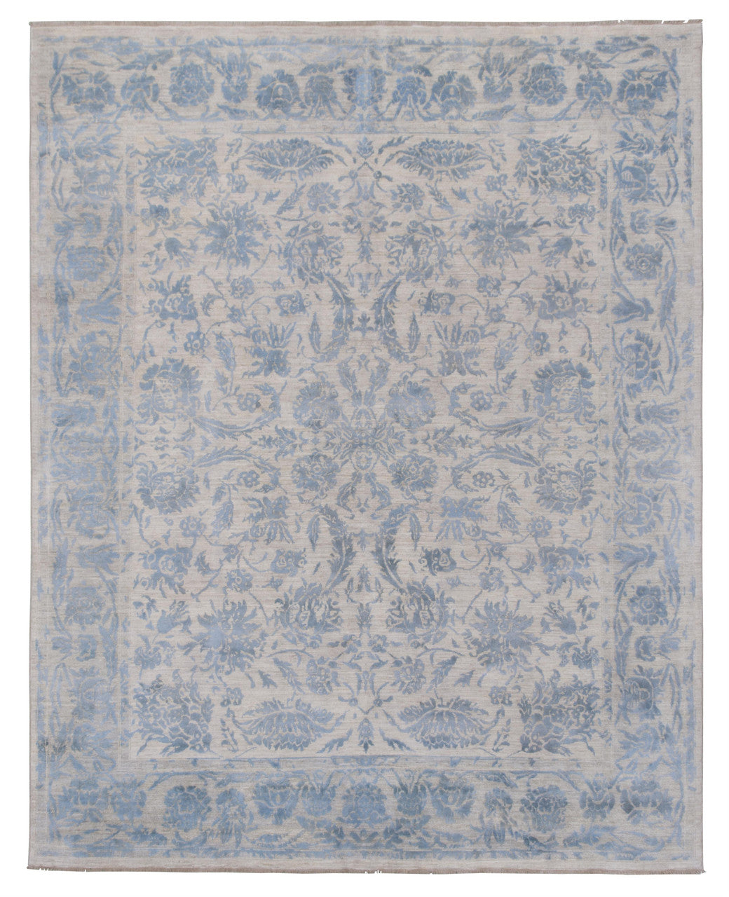 8x10 Oushak Hand-Knotted Silk rug, Rug #RA51054
