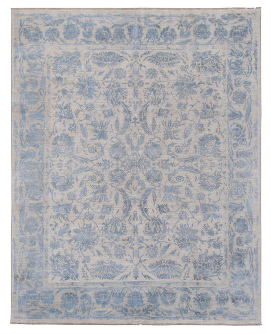 8x10 Oushak Hand-Knotted Silk rug, Rug #RA51054