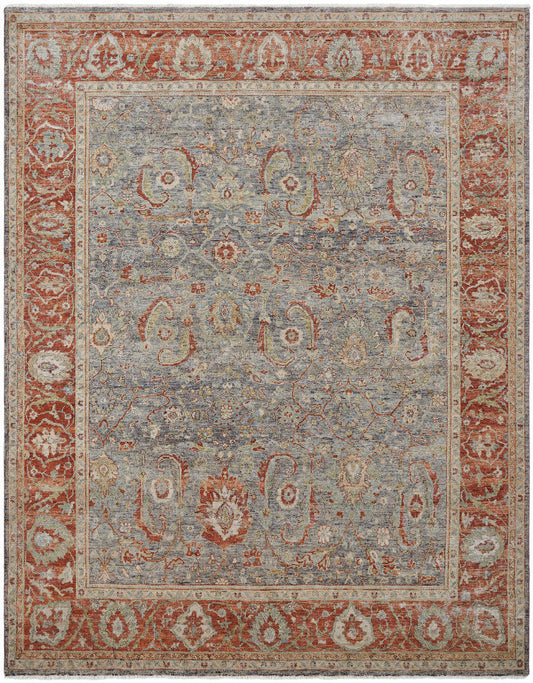 2' x 3' Transitional Hand-Knotted Wool rug, Rug #LR8130