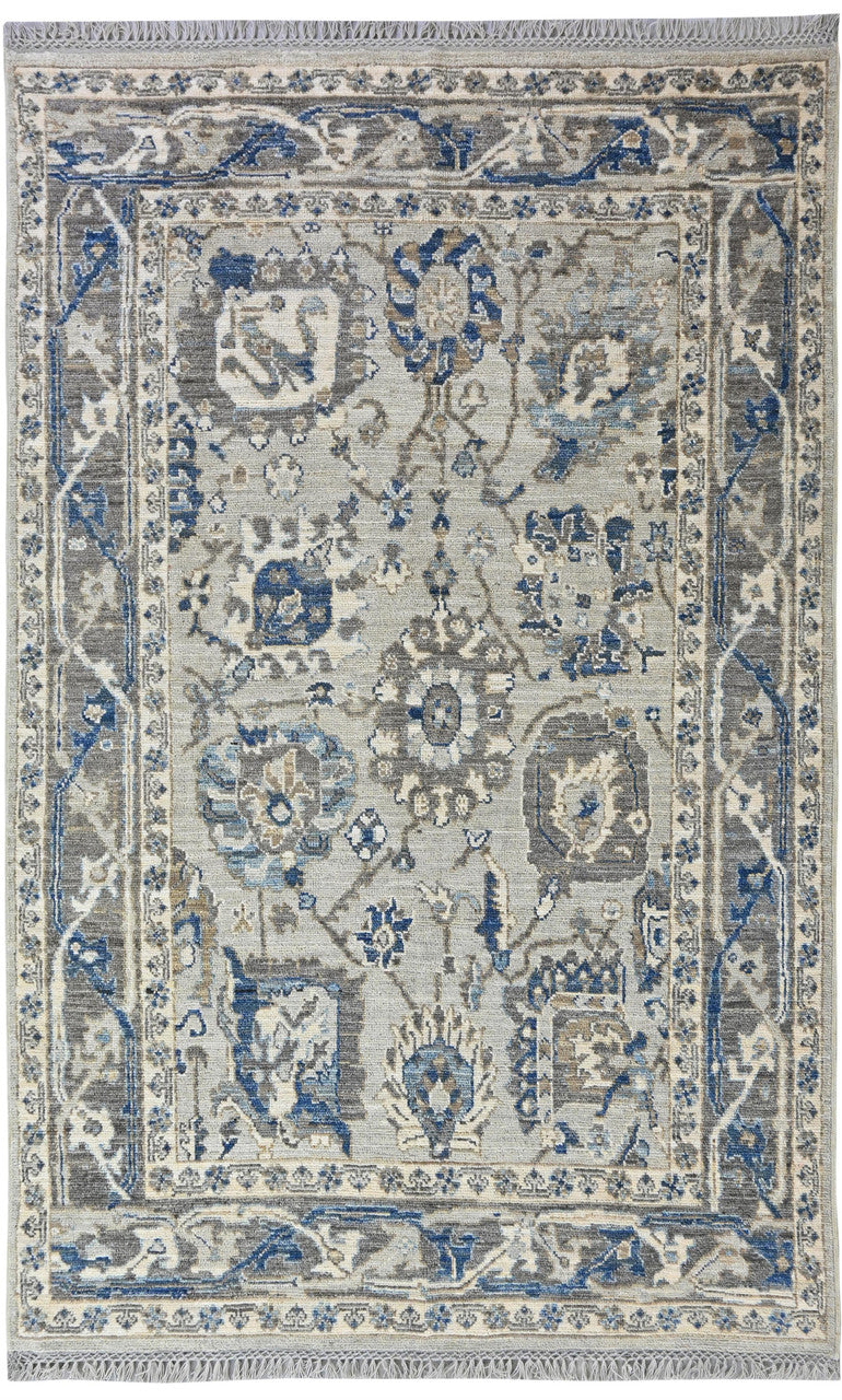 6x9 Oushak Hand-Knotted Wool rug, Rug #RA79970