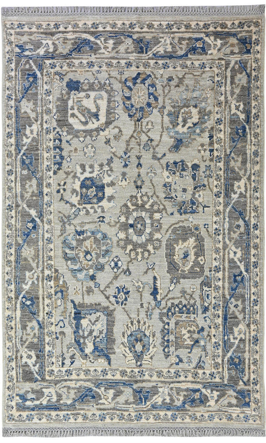 6x9 Oushak Hand-Knotted Wool rug, Rug #RA79970
