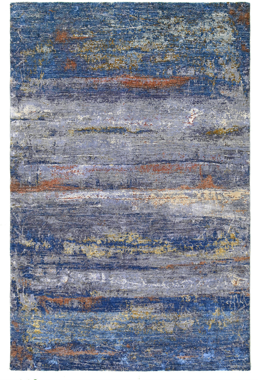 6x10 Modern Hand-Knotted Silk rug, Rug #RA73960