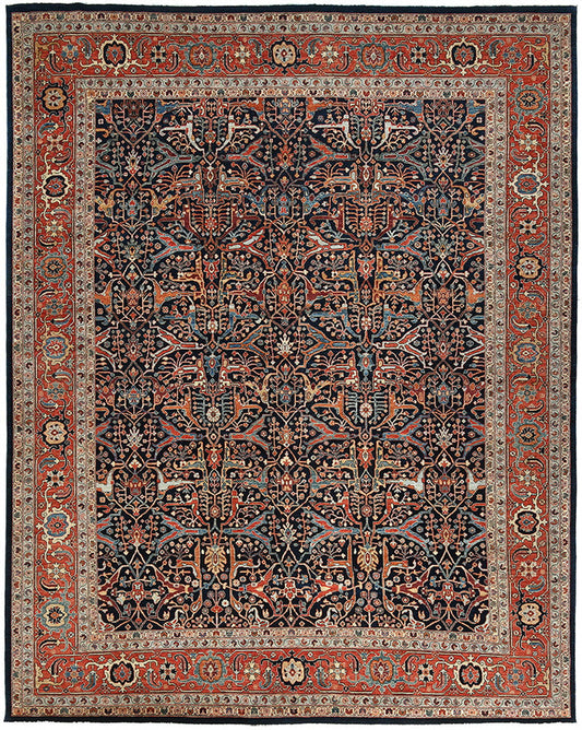 12x15 Heriz Hand-Knotted Wool rug, Rug #RA95216
