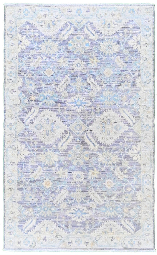 3x5 Tribal Hand-Knotted Wool rug, Rug #RA77089