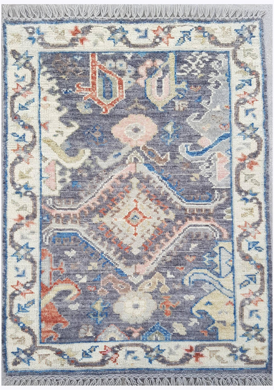 3x5 Oushak Hand-Knotted Wool rug, Rug #RA80332