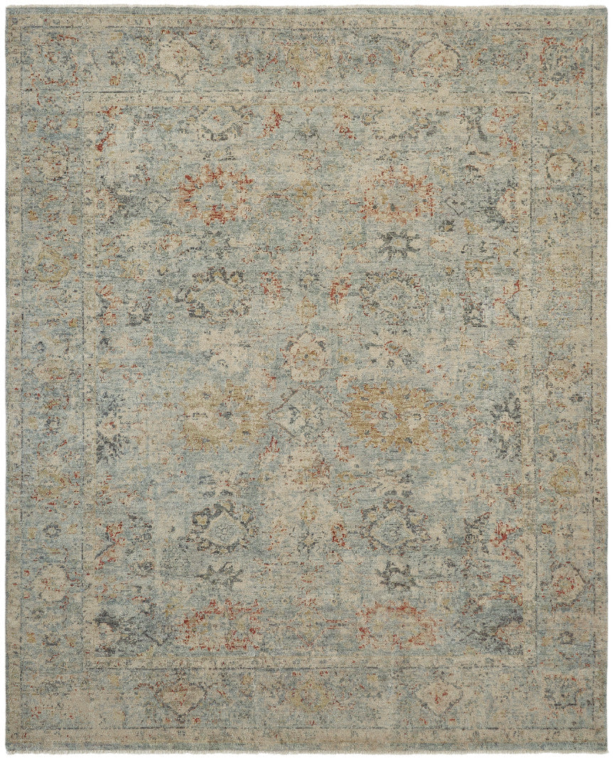 2' x 3' Transitional Hand-Knotted Wool rug, Rug #LR8060