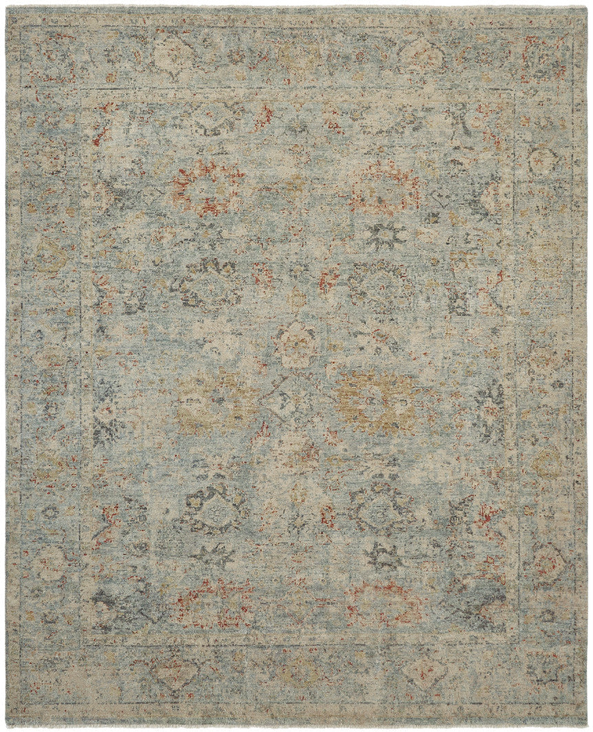 2' x 3' Transitional Hand-Knotted Wool rug, Rug #LR8060