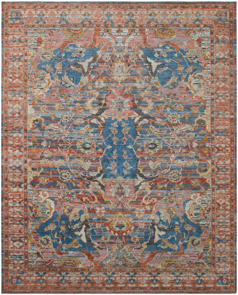 2' x 3' Transitional Hand-Knotted Silk rug, Rug #KT13630