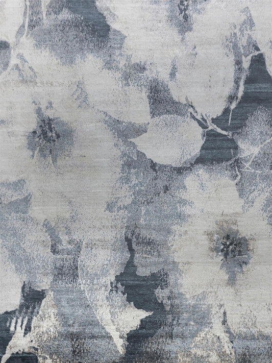 12x15 Modern Hand-Knotted Silk rug, Rug #RA90671