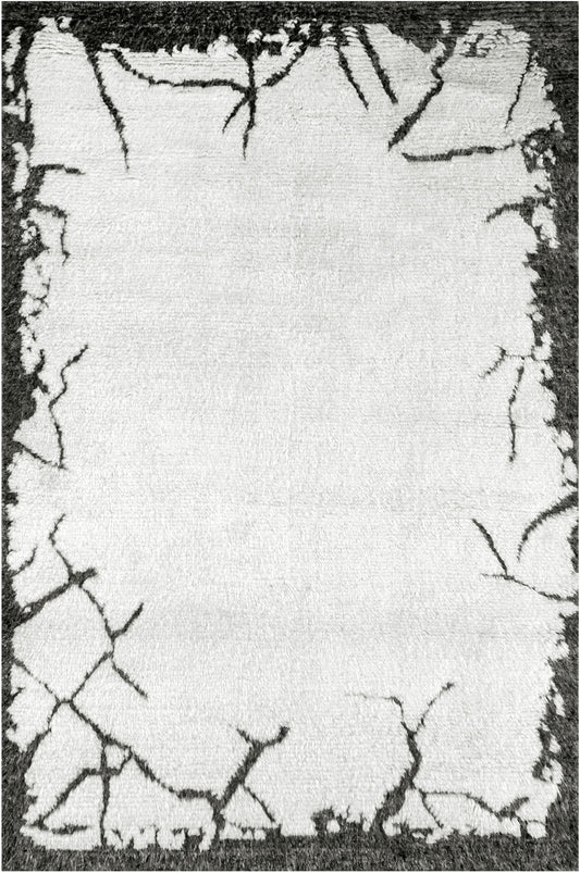 6x9 Modern Hand-Knotted Wool rug, Rug #RA86597