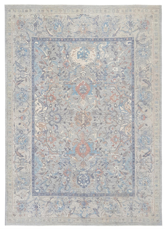 10x14 Oushak Hand-Knotted Wool rug, Rug #RA86239