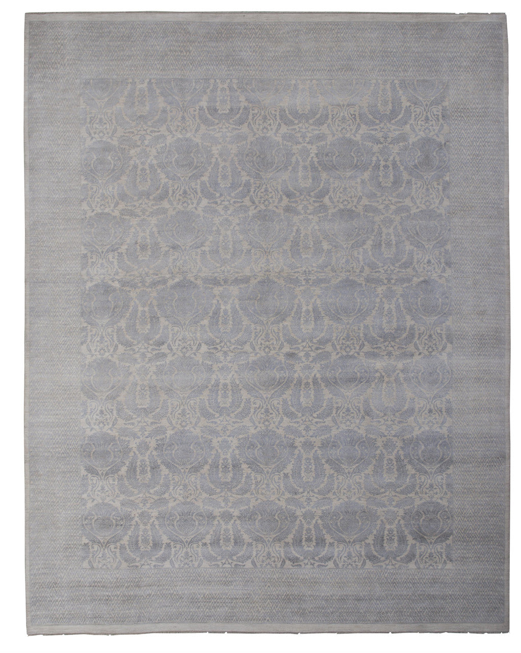 12x15 Oushak Hand-Knotted Silk rug, Rug #RA47501