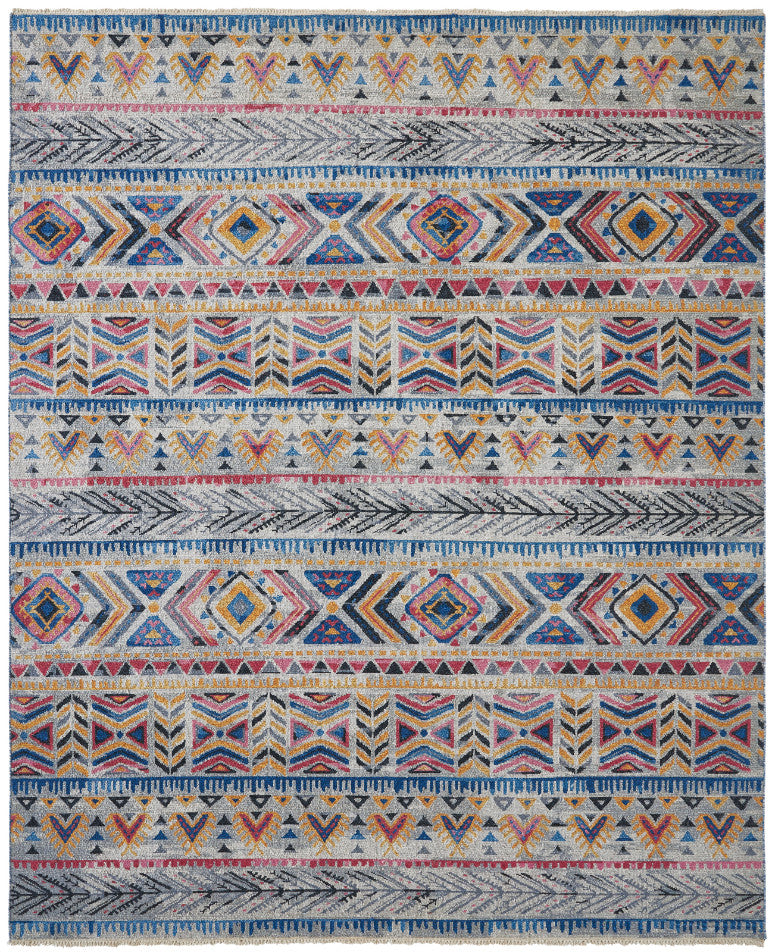 2' x 3' Transitional Hand-Knotted Wool rug, Rug #SK11890