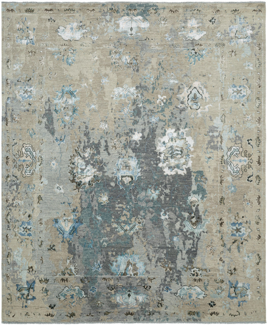2' x 3' Transitional Hand-Knotted Silk rug, Rug #KD11420