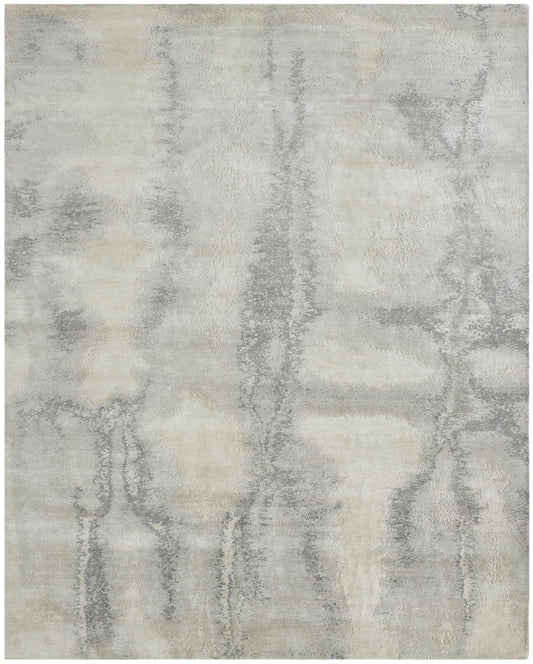 2' x 3' Modern Hand-Knotted Silk rug, Rug #JN0850