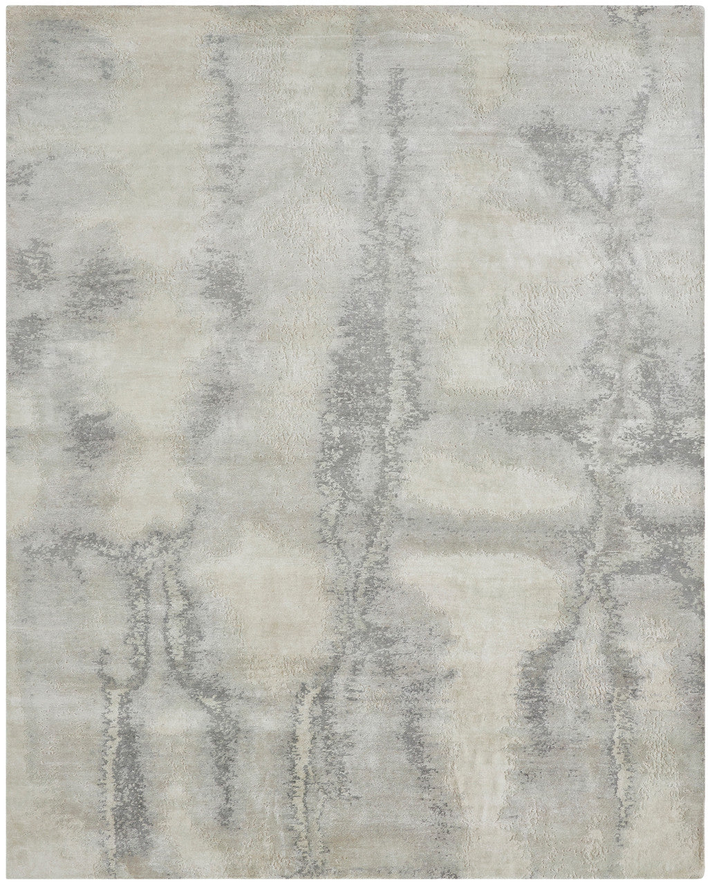2' x 3' Modern Hand-Knotted Silk rug, Rug #JN0850