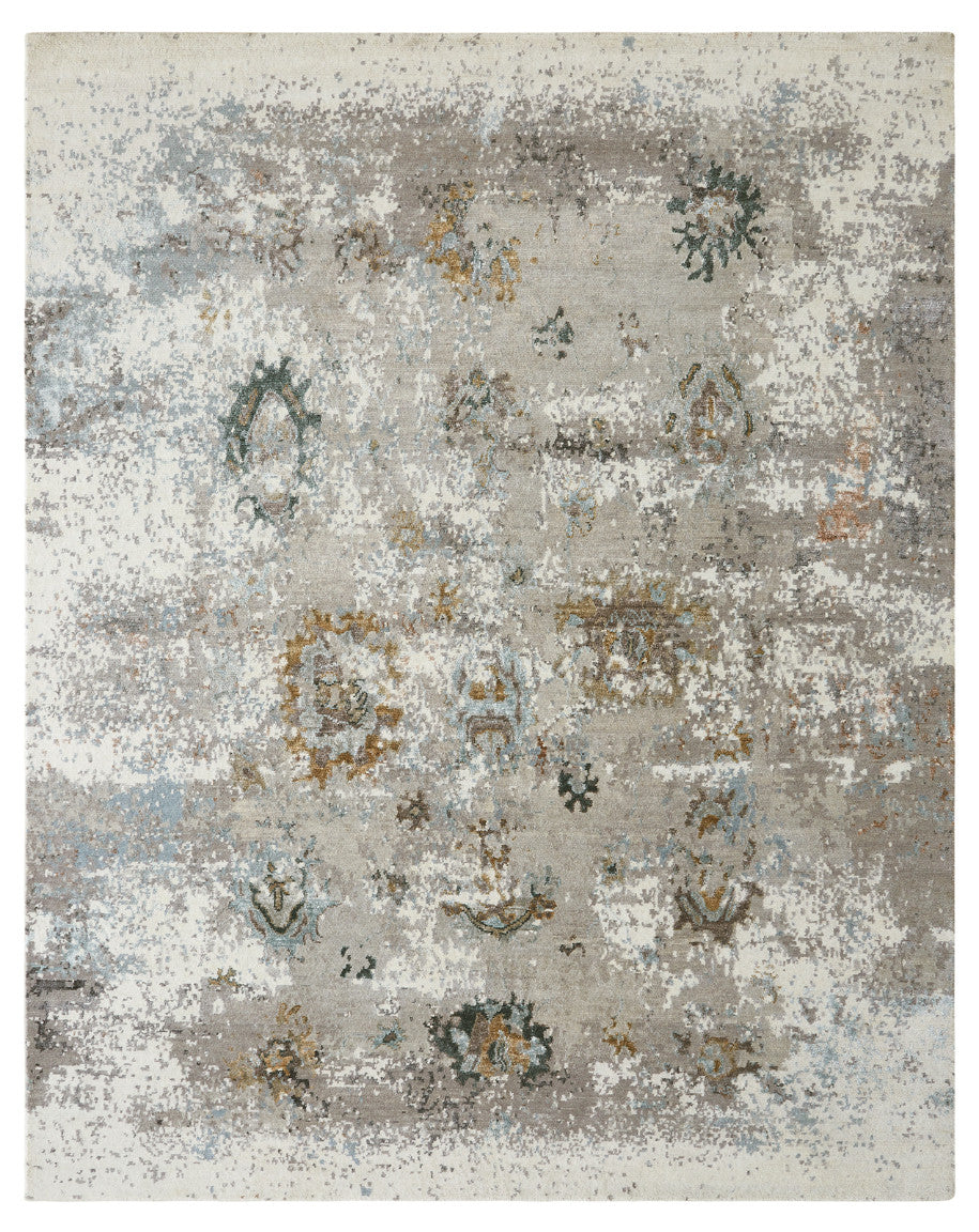 2' x 3' Transitional Hand-Knotted Silk rug, Rug #KD11470