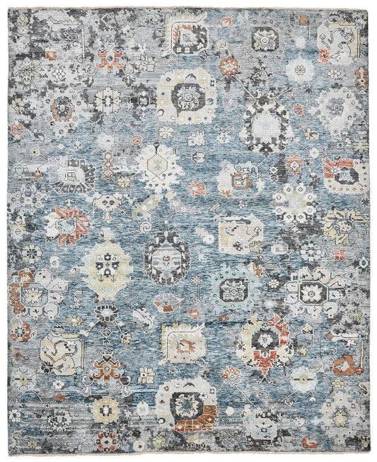 2' x 3' Oushak Hand-Knotted Silk rug, Rug #CR9350