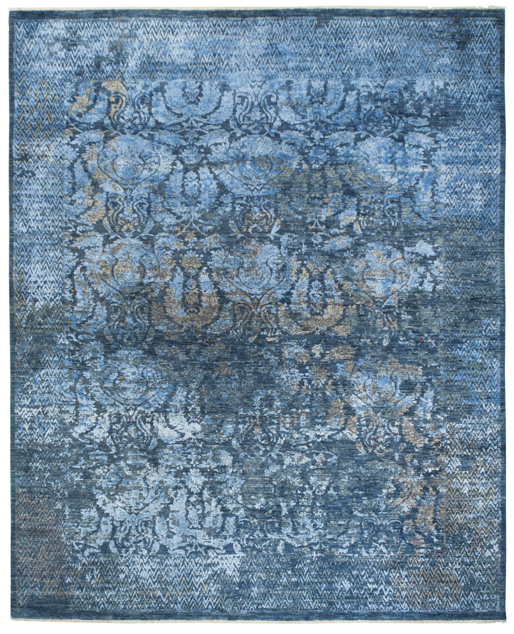8x10 Oushak Hand-Knotted Silk rug, Rug #RA49294