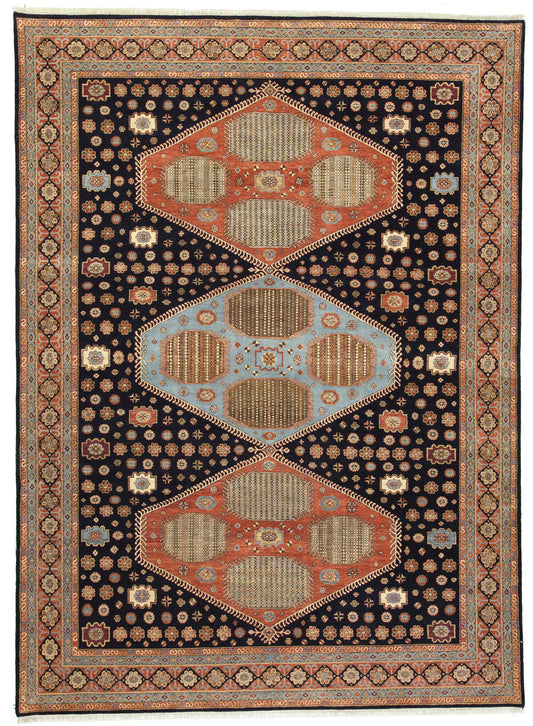 9x12 Tribal Hand-Knotted Wool rug, Rug #RA34693
