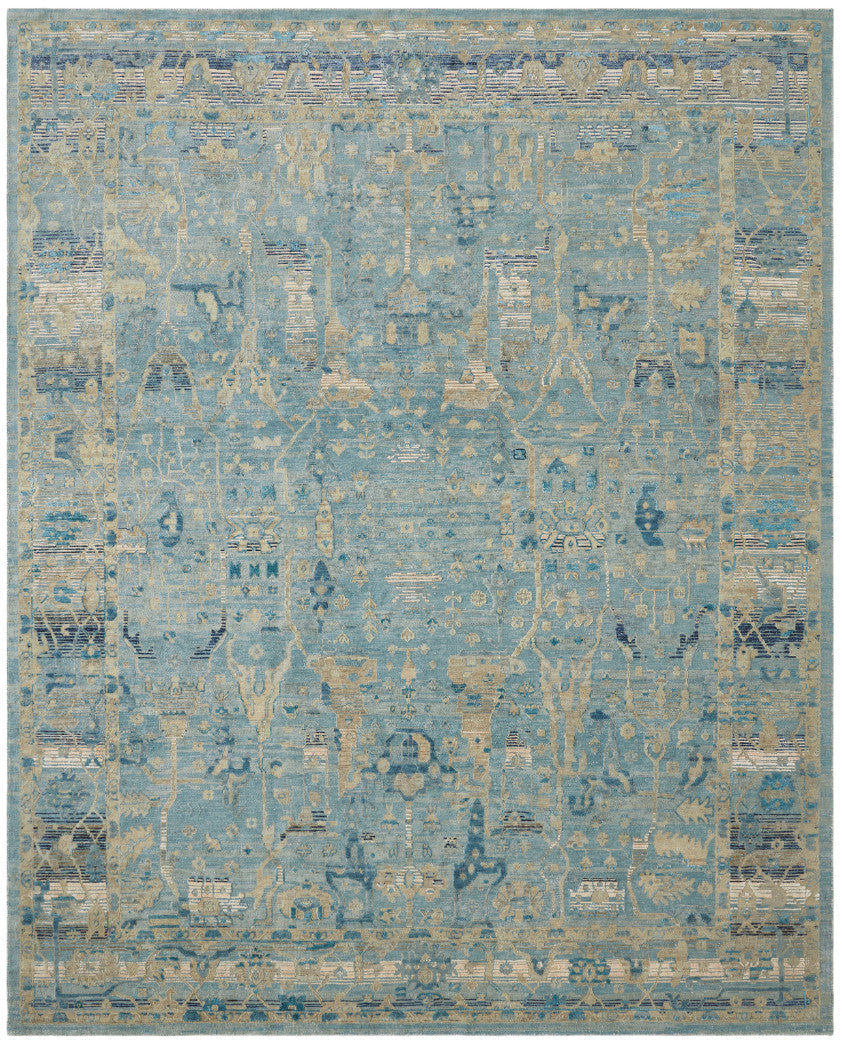 2' x 3' Transitional Hand-Knotted Silk rug, Rug #KT13600