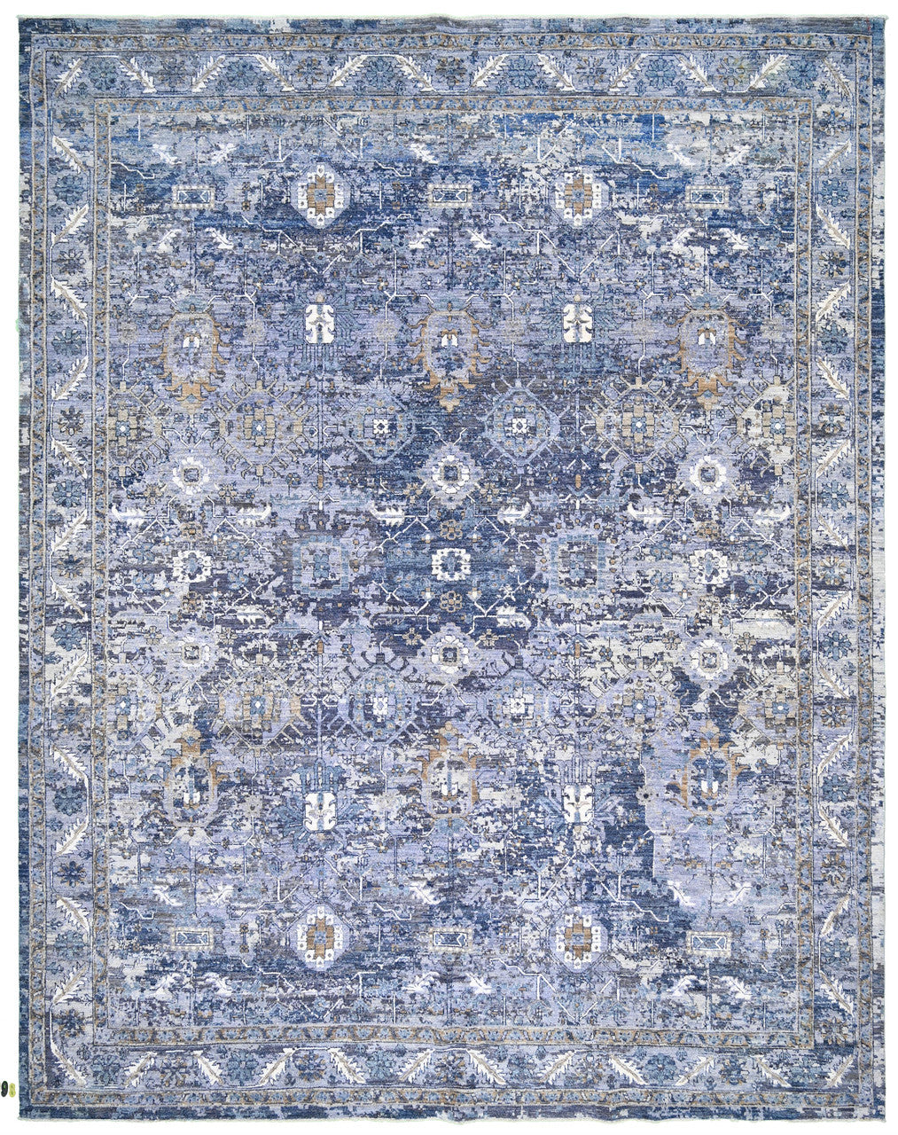 12x15 Oushak Hand-Knotted Wool rug, Rug #RA81214