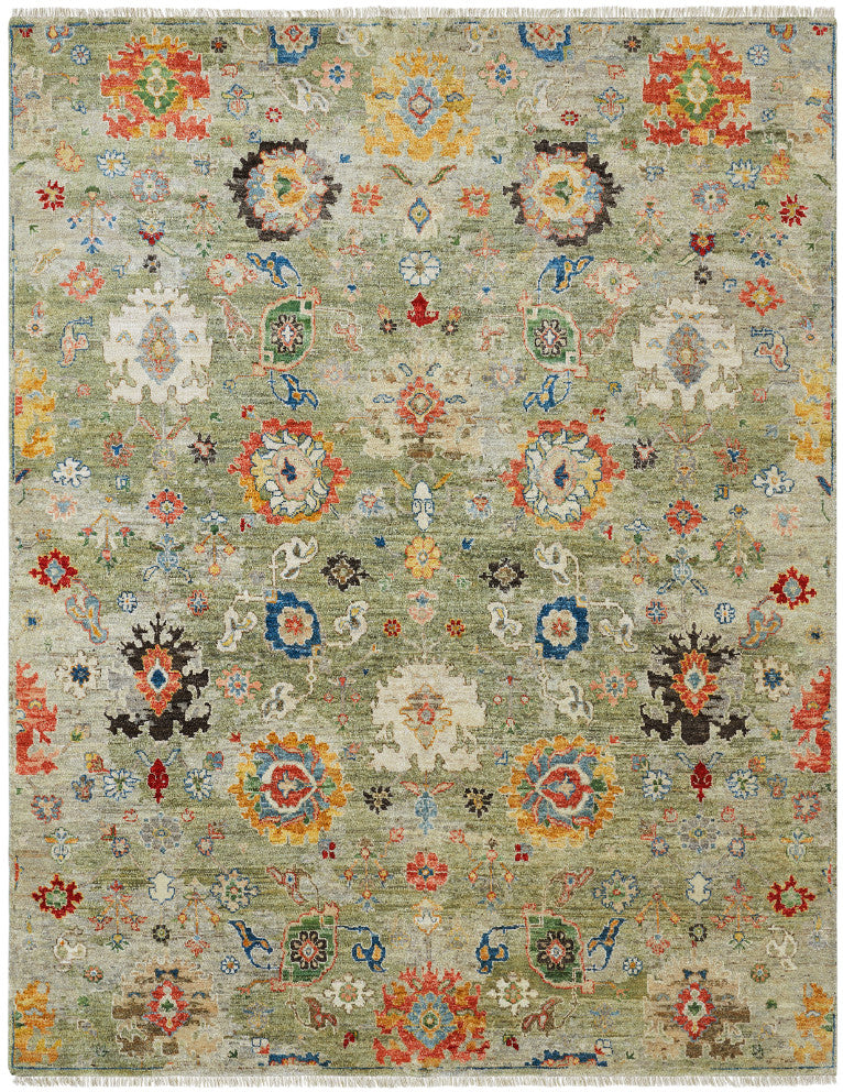 2' x 3' Transitional Hand-Knotted Wool rug, Rug #LA15020