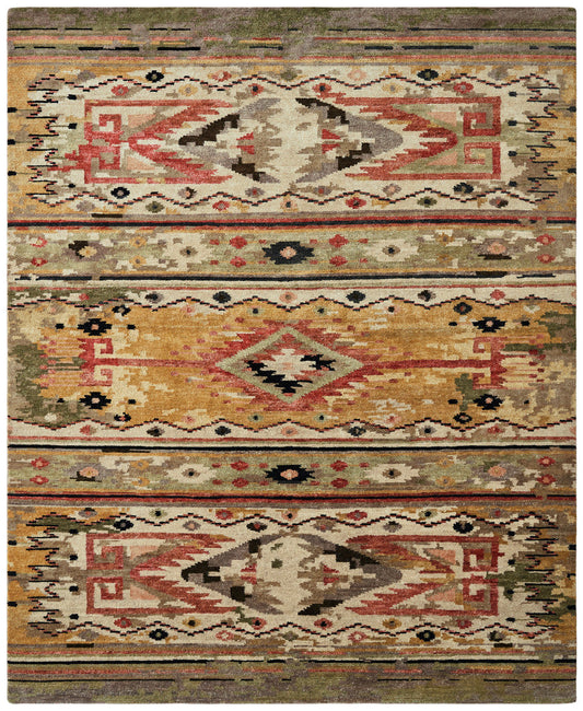 2' x 3' Southwestern Hand-Knotted Wool rug, Rug #MV7320