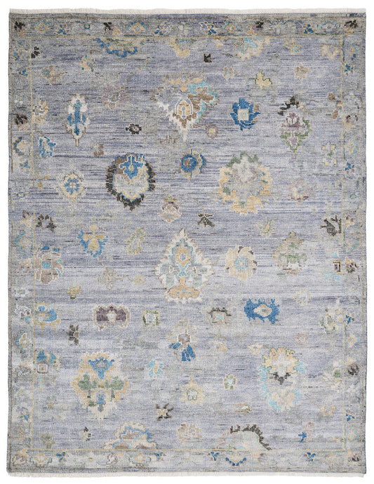 2' x 3' Transitional Hand-Knotted Silk rug, Rug #AM10080