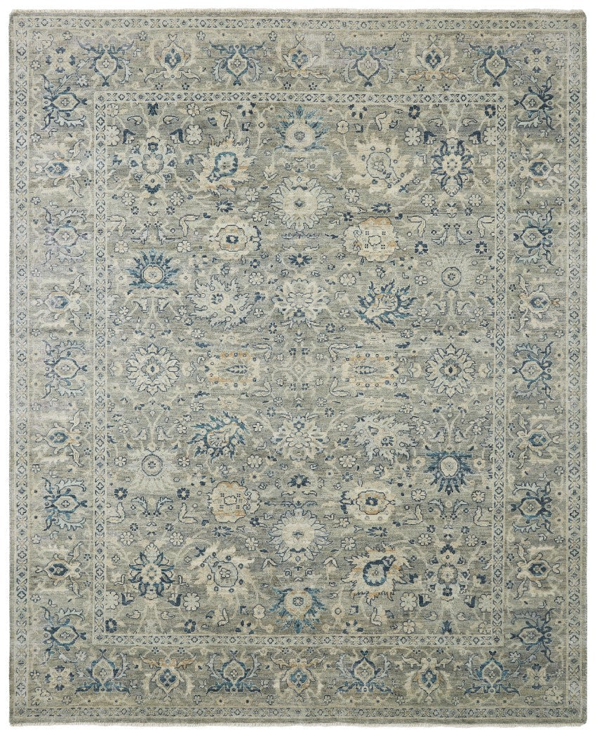 2' x 3' Transitional Hand-Knotted Wool rug, Rug #LR8140