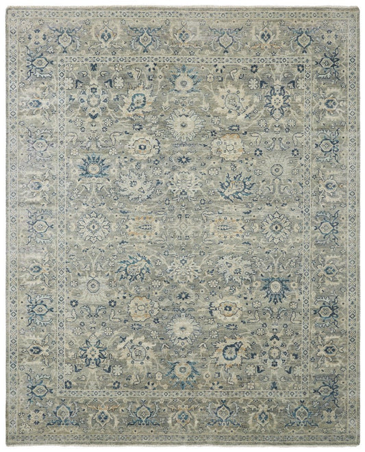 2' x 3' Transitional Hand-Knotted Wool rug, Rug #LR8140