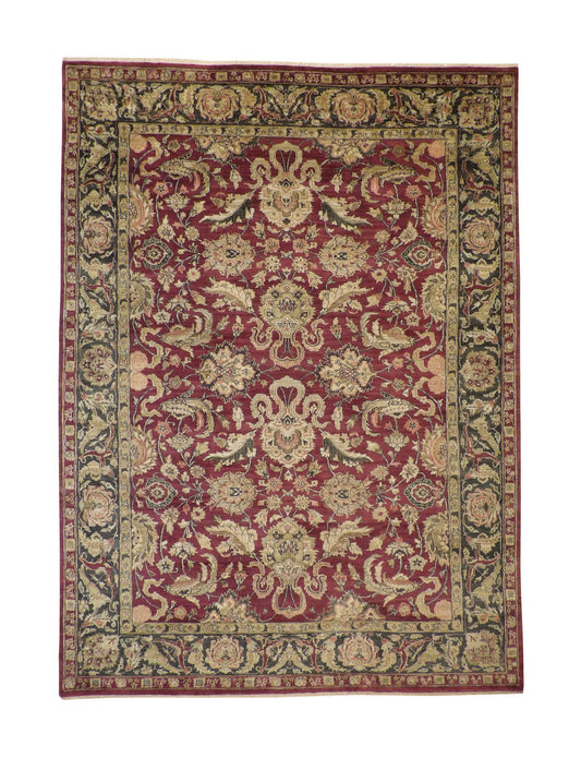 9x12 Antique Hand-Knotted Wool rug, Rug #101-20033